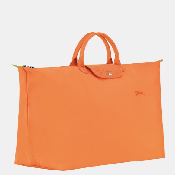 Longchamp Le Pliage Tote Bag, M Top Handle Orange Handbag New Retail $205 - Picture 14 of 16